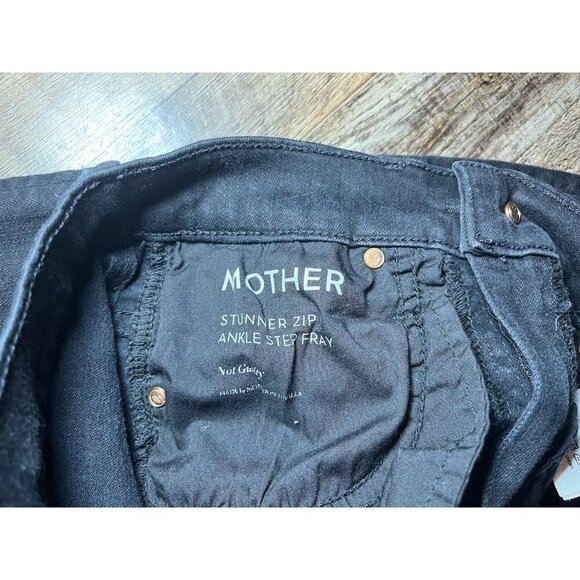 Mother The Stunner Zip Ankle Step Fray in Not Guilty Size 23 - Picture 6 of 11